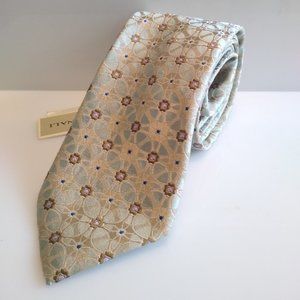 Canali Men's Silk Tie Geometric Pattern